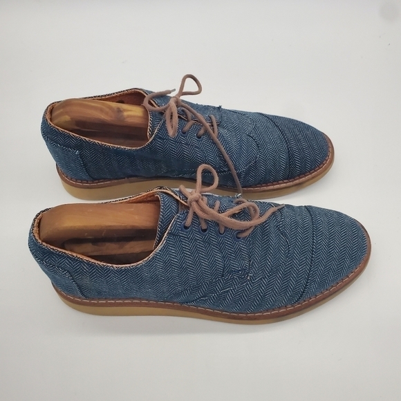 Toms Denim Wingtip Oxfords Men’s Size 8.5M Shoes main image 7